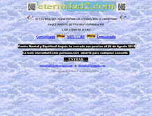 Tablet Screenshot of eternidad2.com